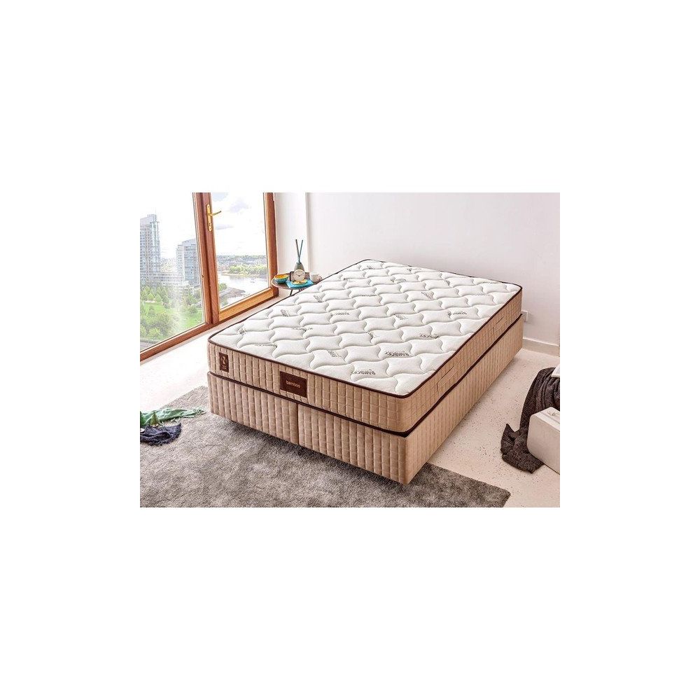 niron bamboo 200x200 cm full ortopedik cift kisilik bambu yatak fiyatlari