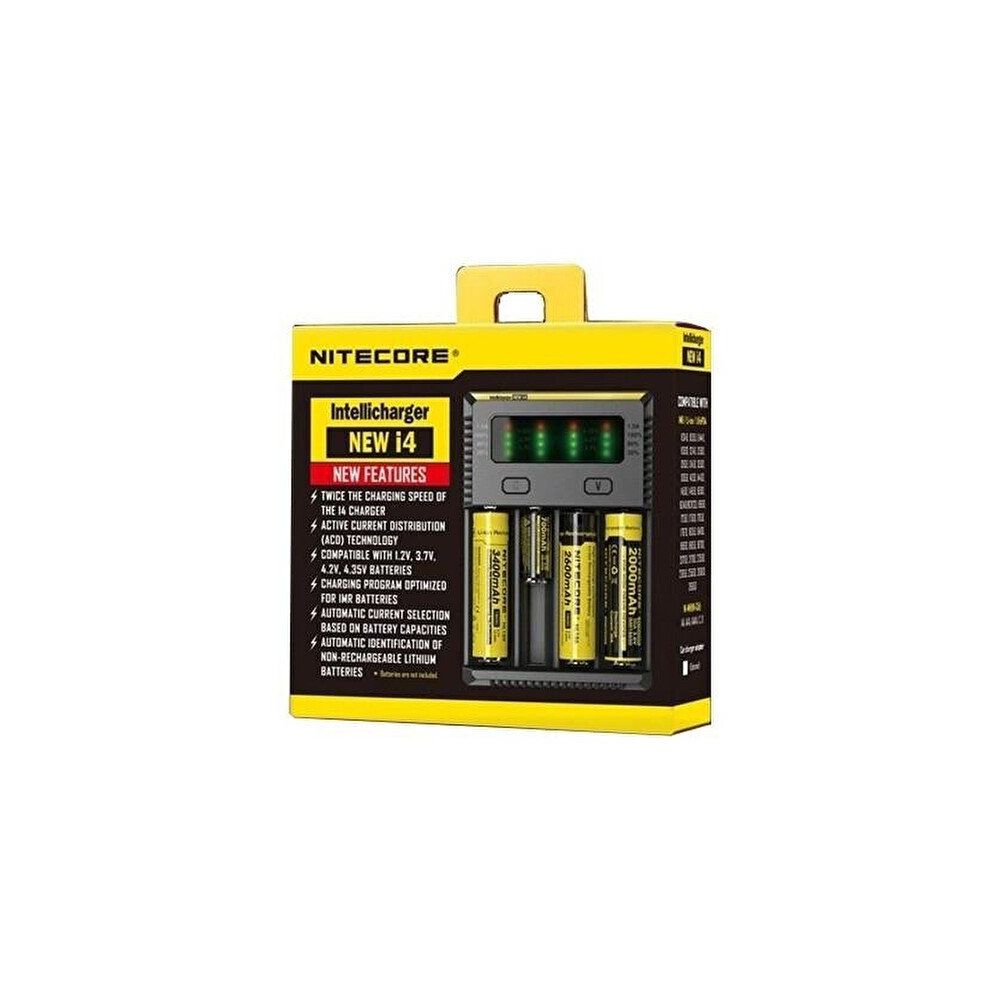 Nitecore I4 İntelli Charger Li-ion Universal 4'lü Pil Şarj Cihazı