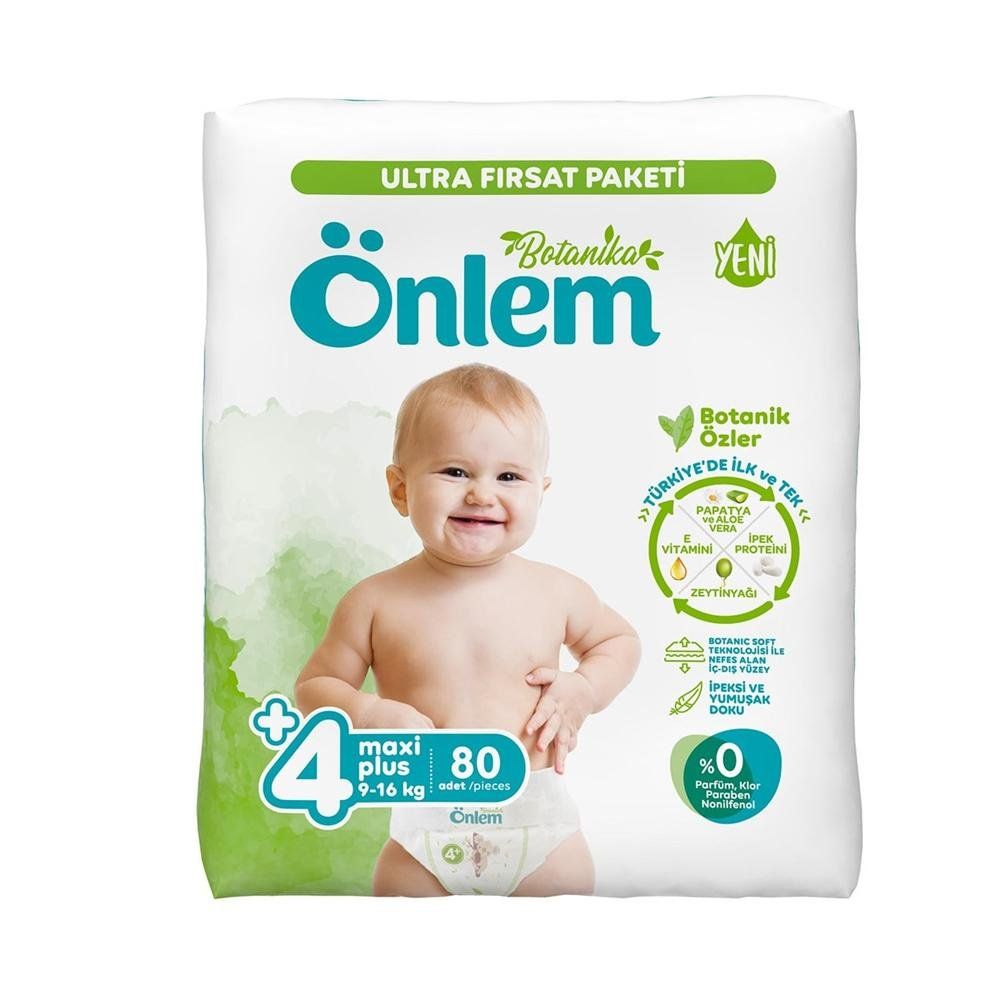 onlem botanika 80 adet 4 numara maxi plus bebek bezi fiyatlari