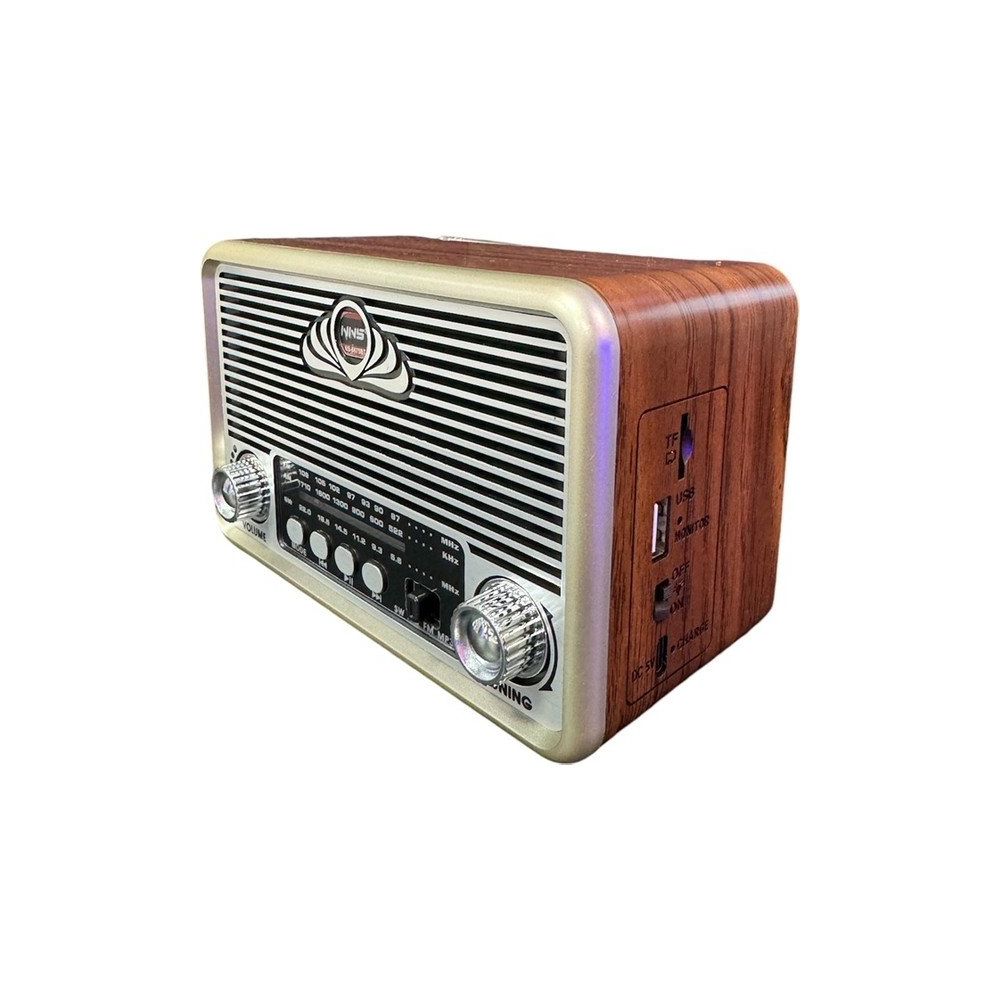 NNS NS-6675 Retro Fenerli Taşınabilir Bluetooth Hoparlör