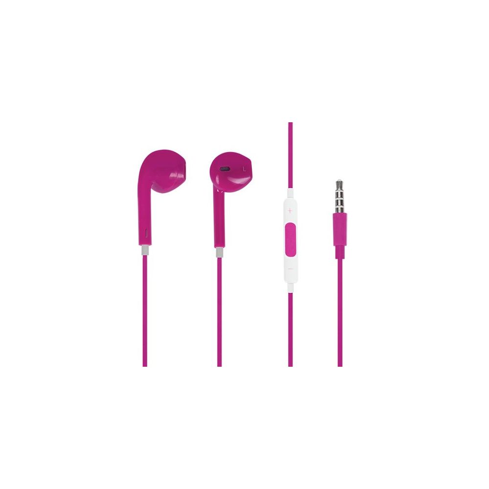 Notech iPhone 5-6 3.5 mm Pembe Mikrofonlu Kulaklık