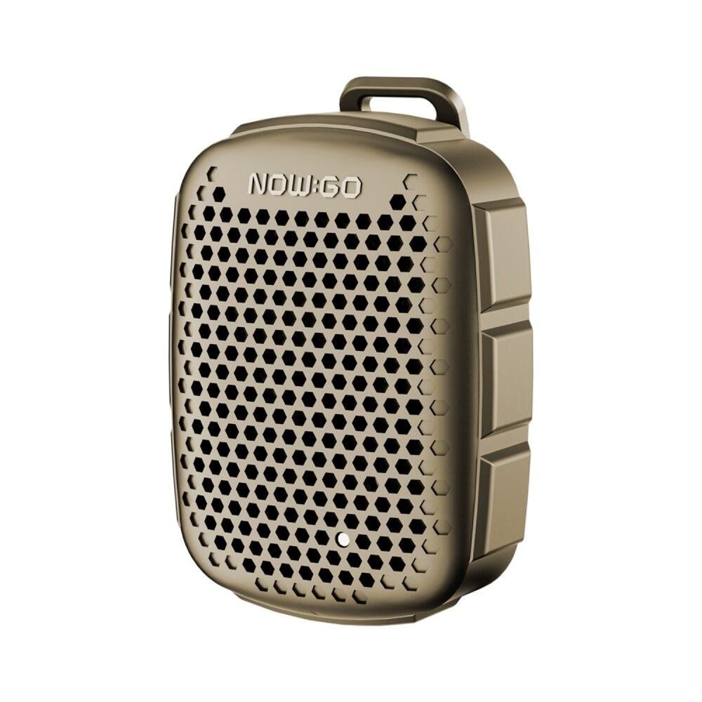 NowGo Lava Clip 5W Klipsli Su Geçirmez Taşınabilir Kahverengi Mini Bluetooth Hoparlör