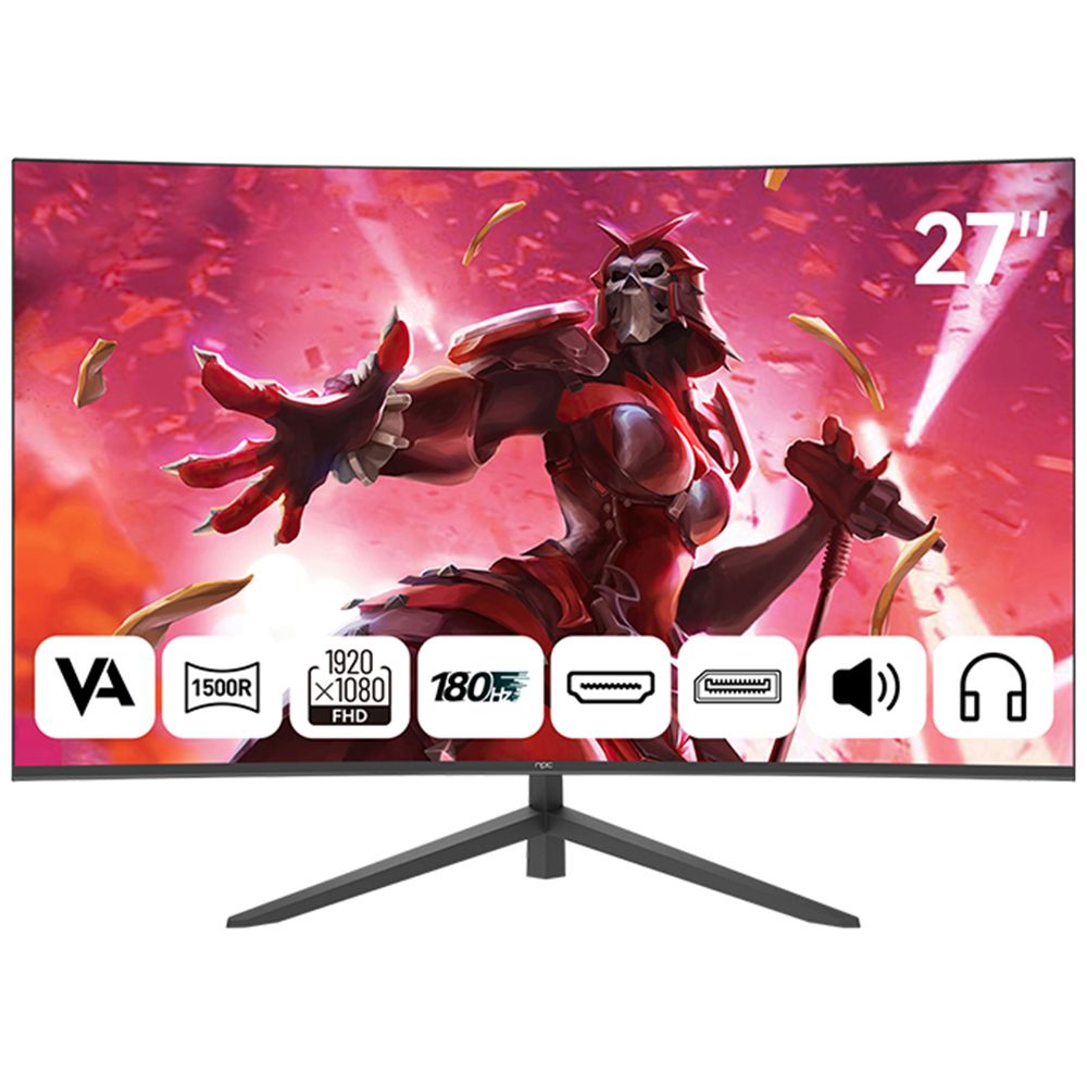 NPC MD270K-V 27 inç 180Hz 1ms Curved Oyuncu Monitörü