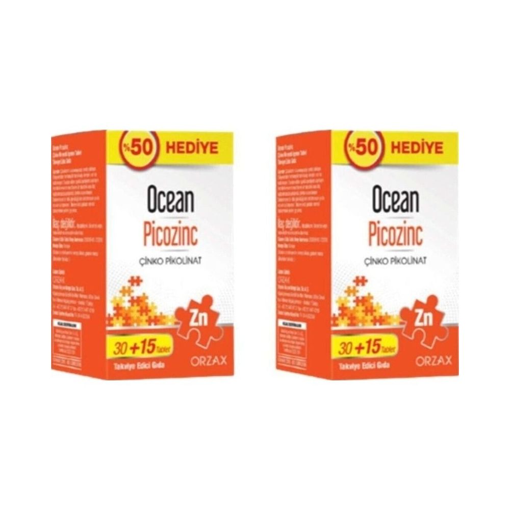 Ocean Picozinc Çinko 2x45 Tablet Fiyatları