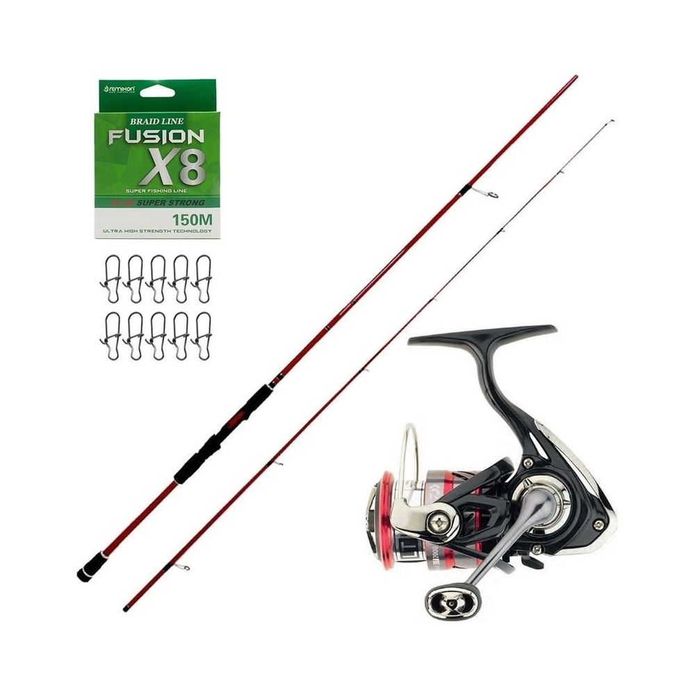 Okuma Red Spin 243 cm 7-28 gr Atarlı 2 Parça Spin Olta Kamışı