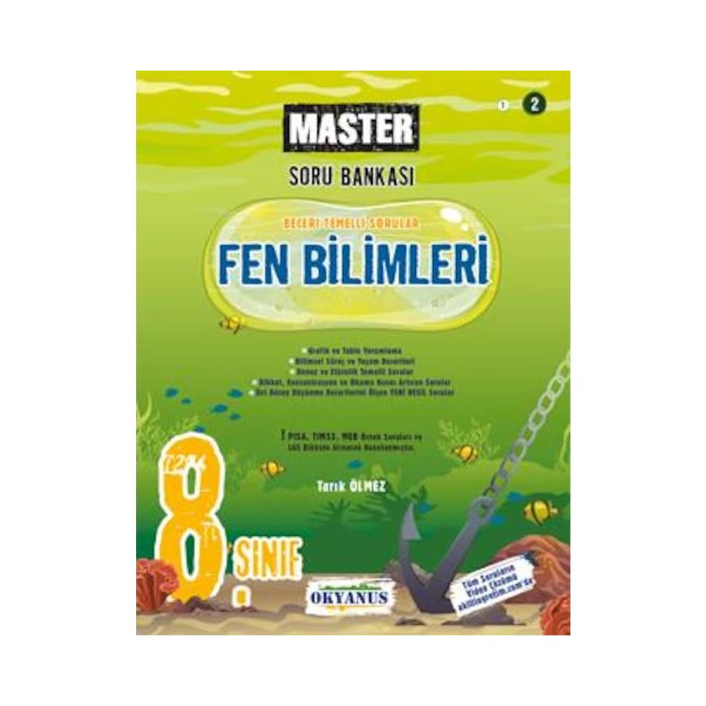 Okyanus Yayinlari 8 Sinif Master Fen Bilimleri Soru Bankasi Fiyatlari