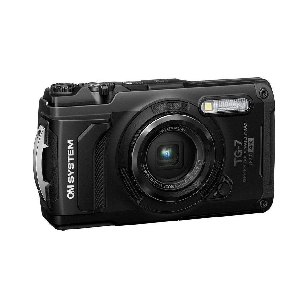 OM System Tough TG-7 Su Altı Siyah Fotoğraf Makinesi