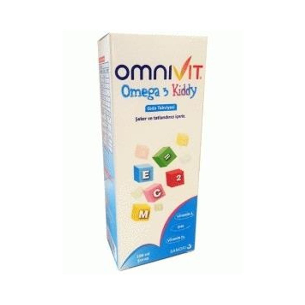 Omnivit Omega 3 Kiddy 100 ml Balık Yağı Fiyatları