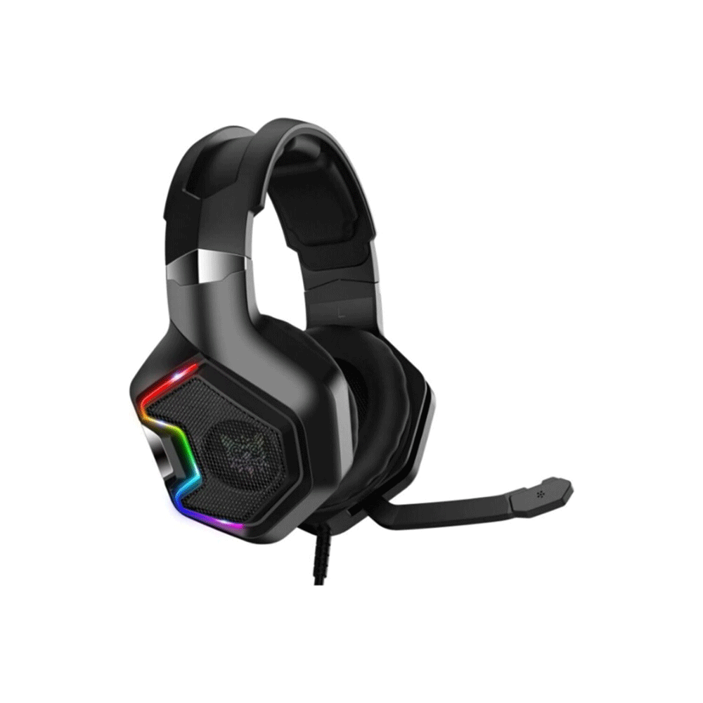 Onikuma K10 Pro RGB Renkli Oyuncu Kulaklığı 3.5mm Siyah