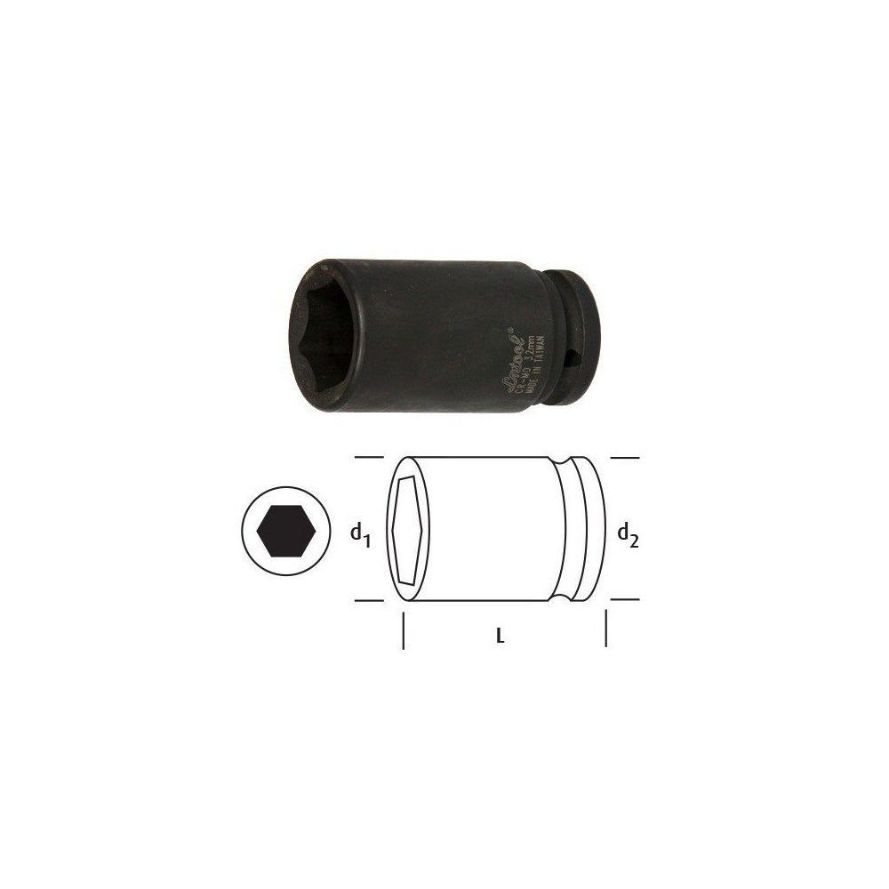 Osaka Tool LN34D55 3/4 inç 55 mm Havalı Derin Lokma Fiyatları
