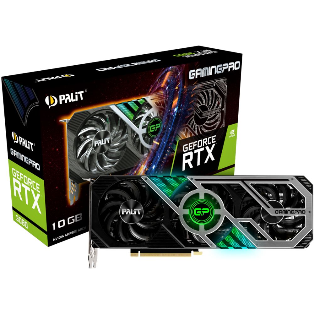 グラフィックボード・グラボ・ビデオカード PALIT GAMINGPRO GEFORCE RTX3080 10GB LHR Palit Products - GeForce RTX™ 3080 GamingPro ::