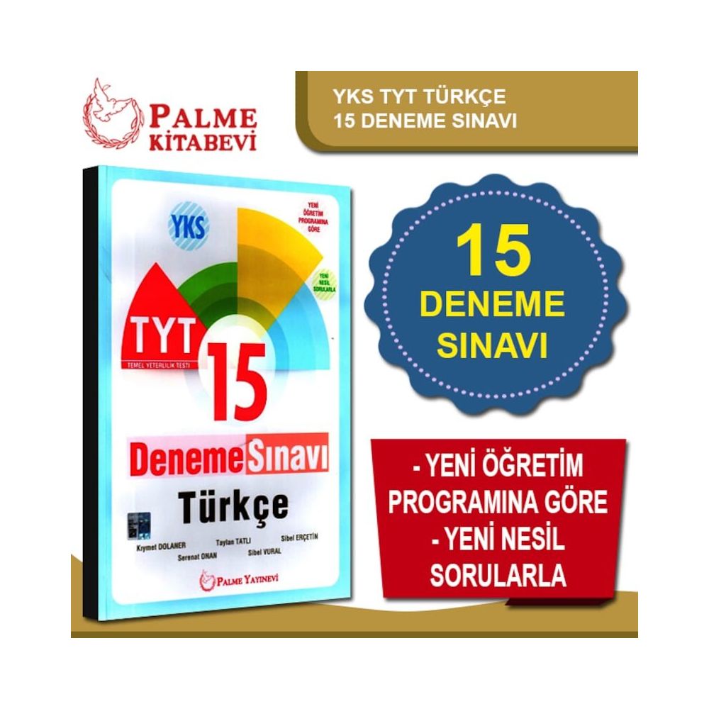 Palme Yayinevi Tyt Turkce 15 Deneme Sinavi Fiyatlari
