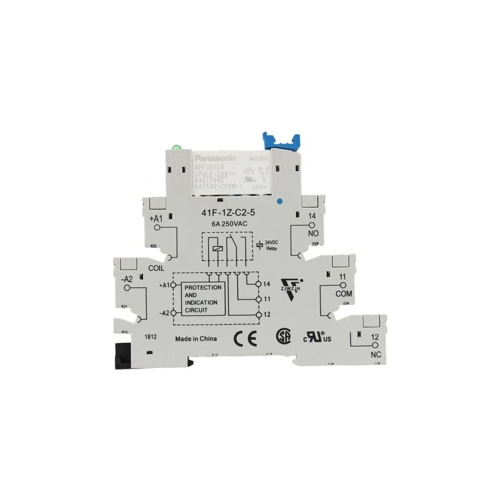 Panasonic APF30224 Power Relay – 24VDC, 6A, 5 Pins, Electromechanical, Made In Czech Republic