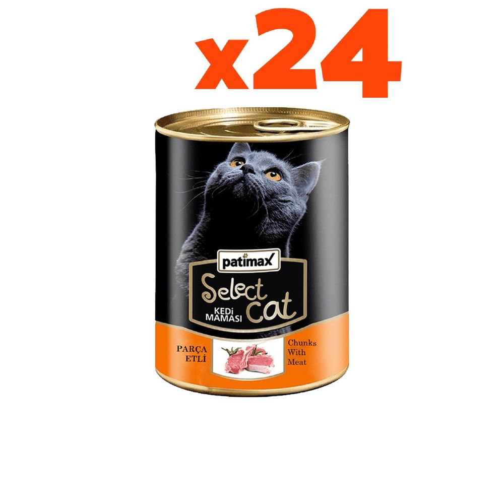 Patimax 400 Gr 24 Lu Parca Etli Konserve Kedi Mamasi Fiyatlari