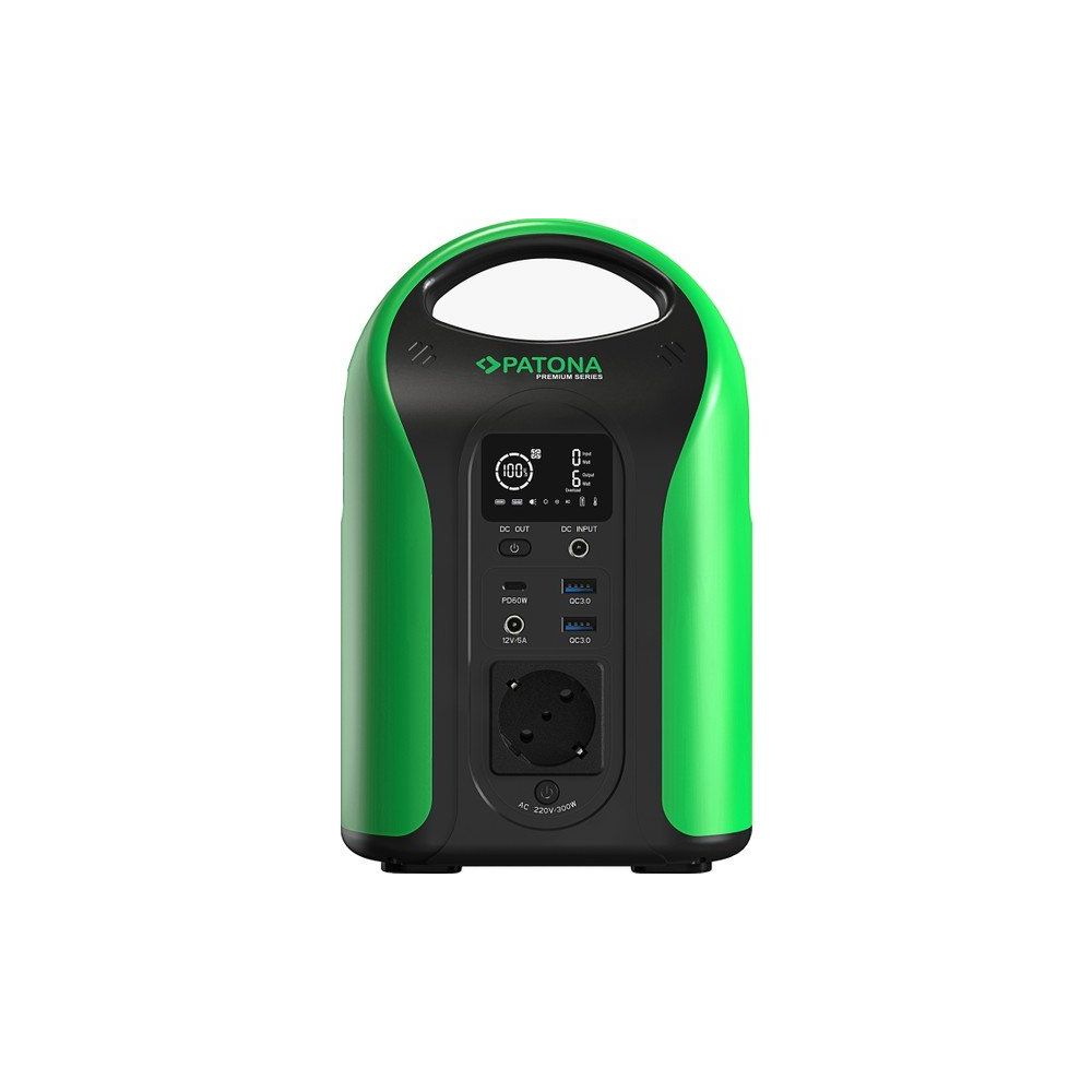 Patona Premium 300-300/220 V USB5V/3A QC3.0 DC12V/5A Outdoor Taşınabilir Güç İstasyonu