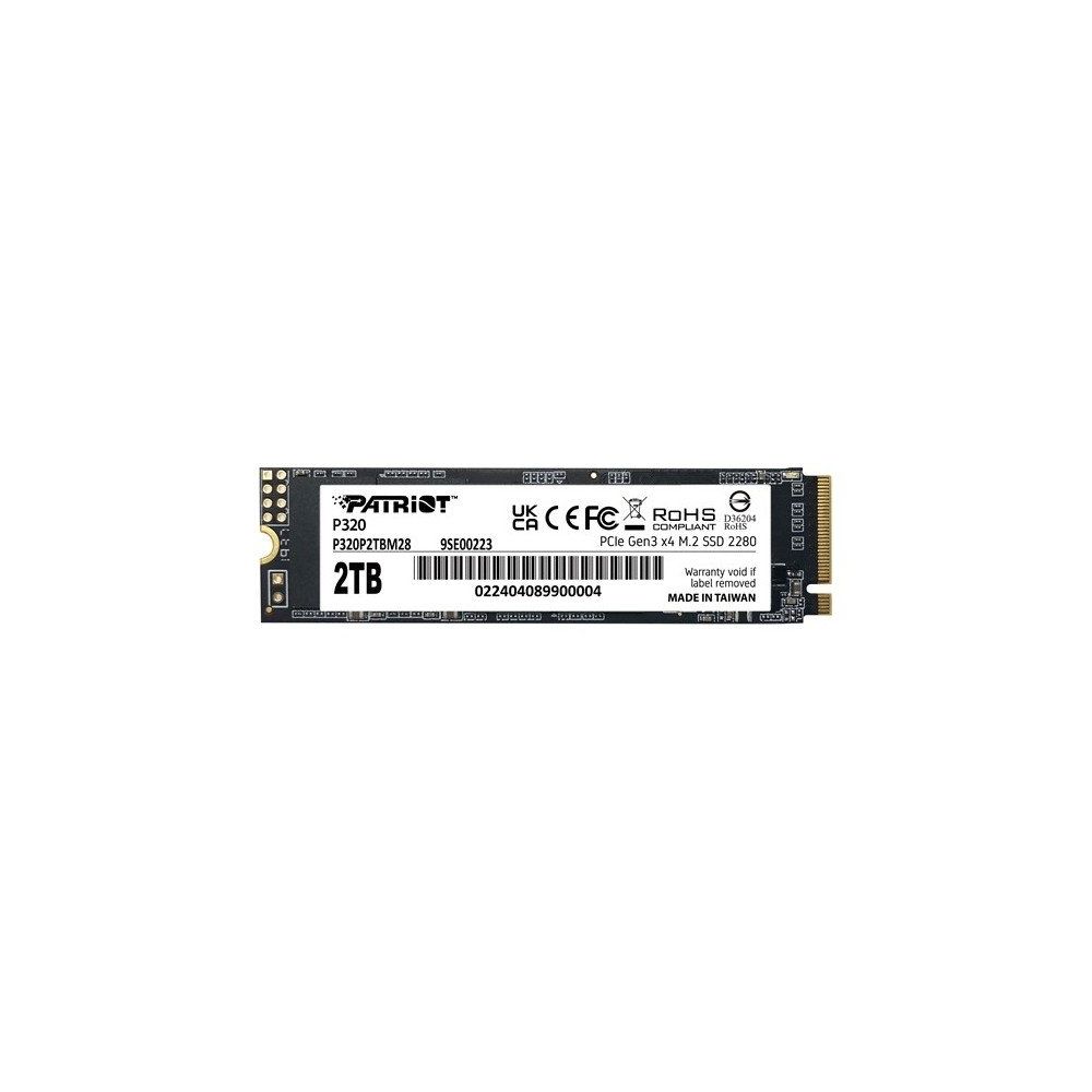 Patriot P320P2TBM28 P320 2 TB 3000/2200 MB/s M.2 2280 PCIe 3.0 NVMe SSD