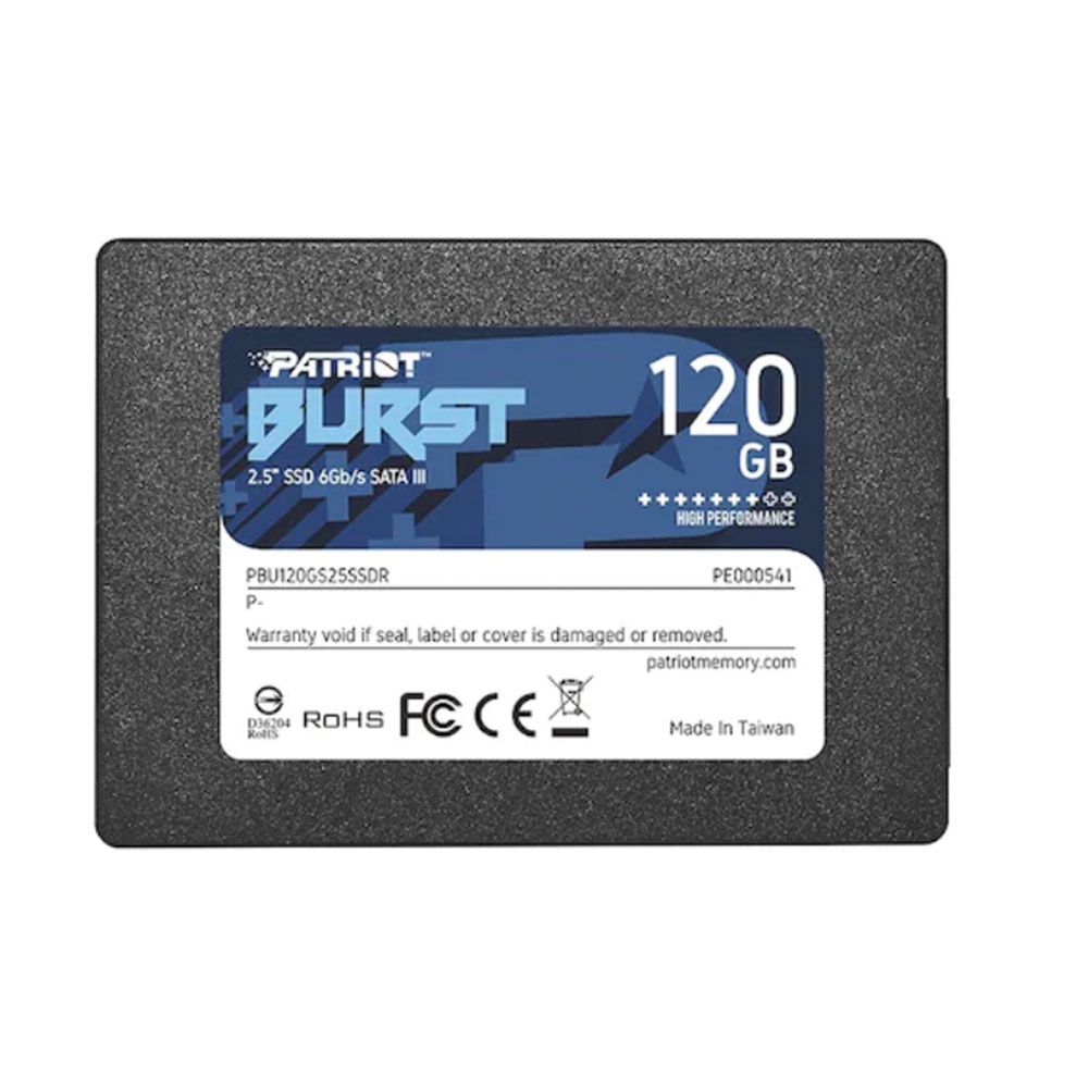 Patriot PBU120GS25SSDR 120GB BURST Sata 3.0 560-540MB/s 7mm 2.5 SSD