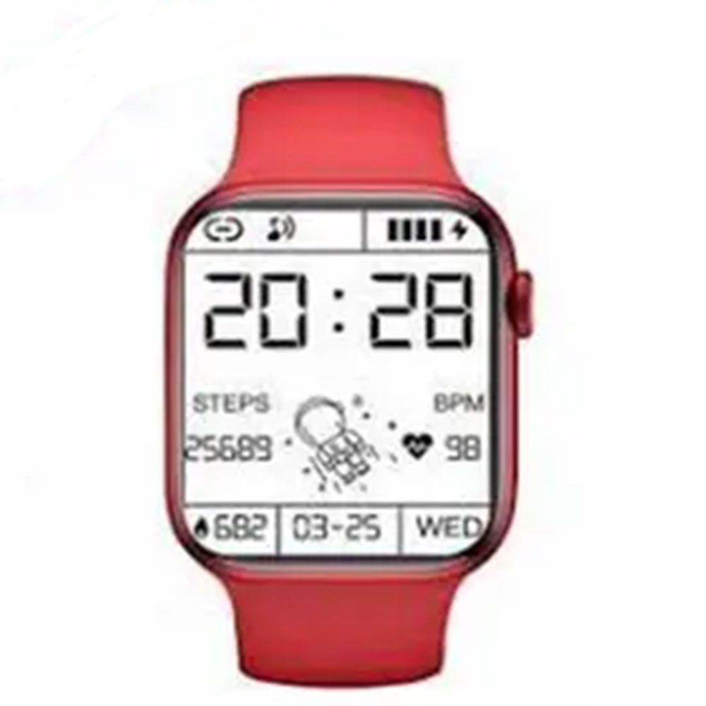 Pazarız Watch 7 Plus Kırmızı Akıllı Saat