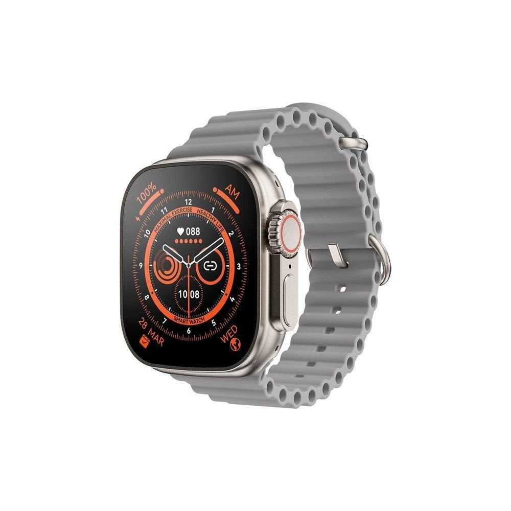 Pazarız Watch Ultra GS8+ Gri 49 mm Akıllı Saat