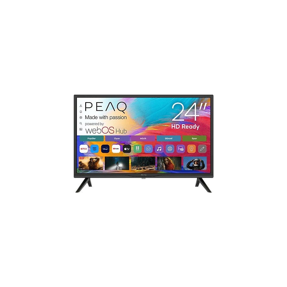 Peaq 24P7000B 24 inç 60 Ekran HD Ready WebOS LED TV