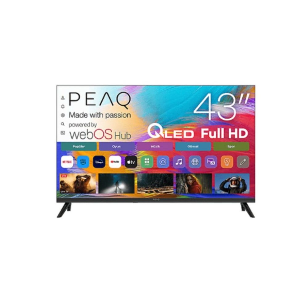 Peaq 43Q90 43 inç 108 Ekran Full HD WebOS QLED TV