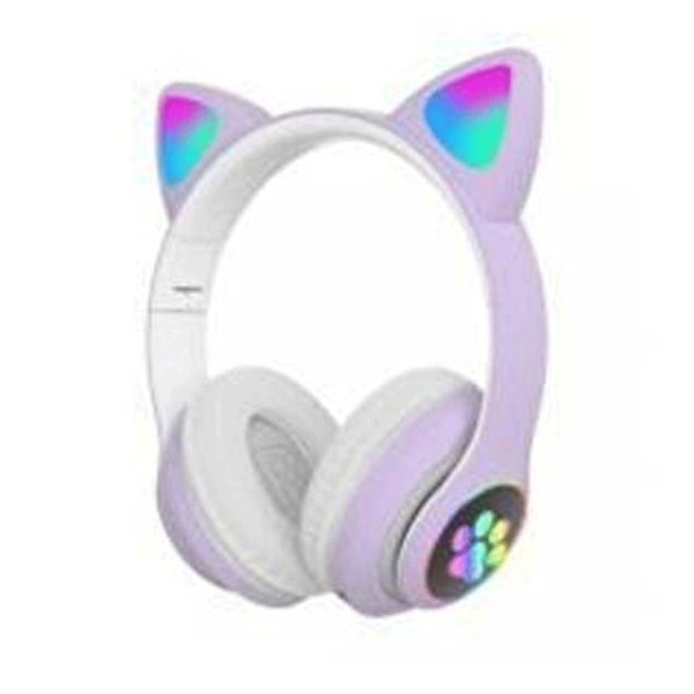 Peltech STN-28 Lila Bluetooth Kedi Kulaklık