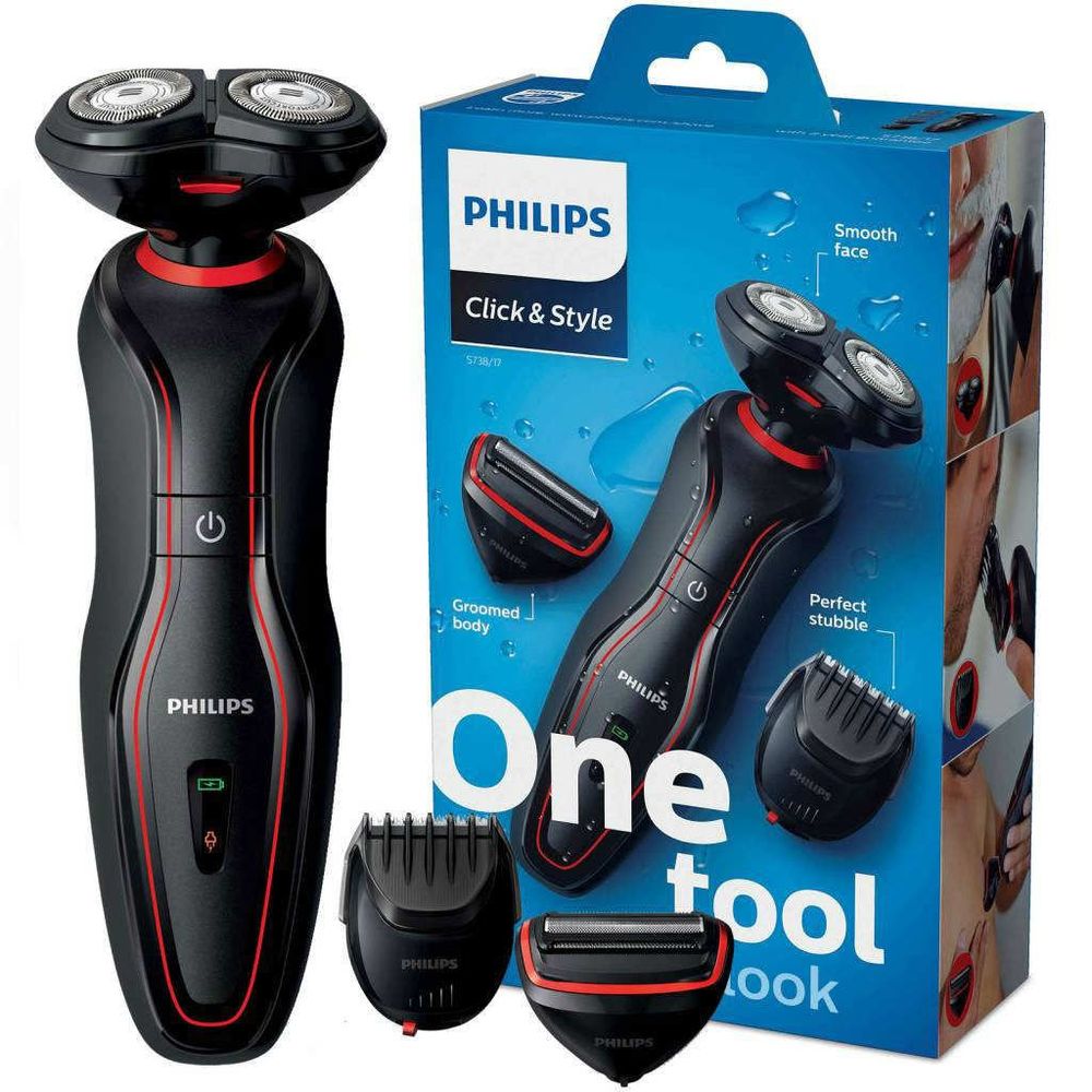 Philips click style бритье