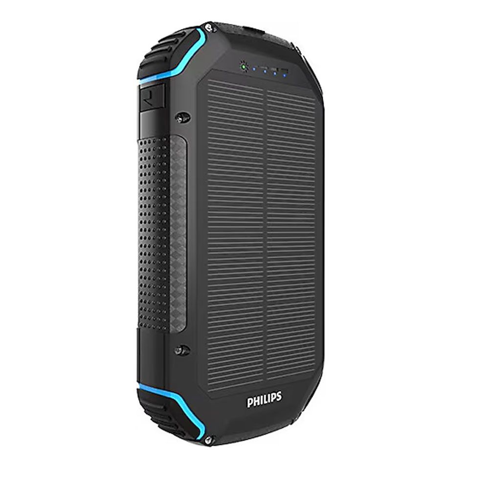 Philips DLP7725N/00 10.000 MAh Solar 2Xusb-A Output Usb-C Input Output Microusb Giriş Powerbank