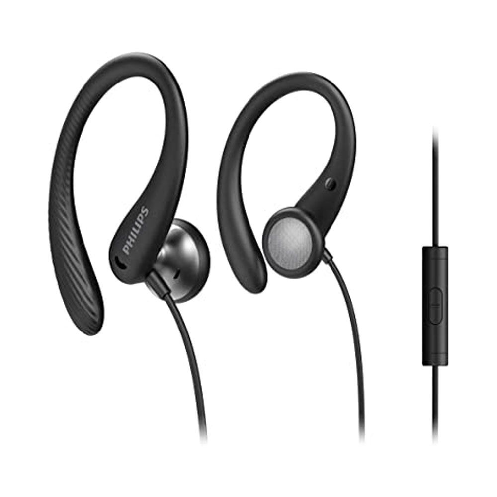 Philips TAA1105 Siyah Kablolu Mikrofonlu Kulak İçi Spor Kulaklık