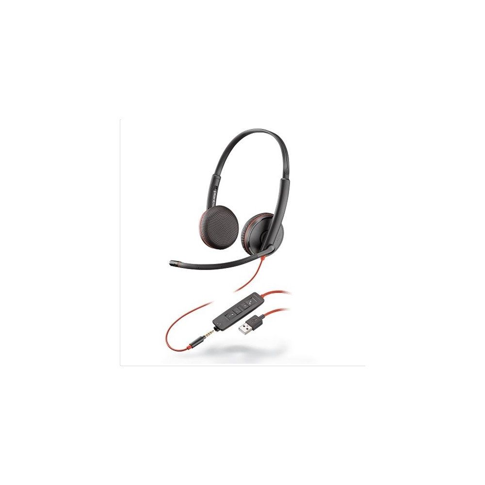 Plantronics Blackwire C3225 Siyah USB Kulaklık