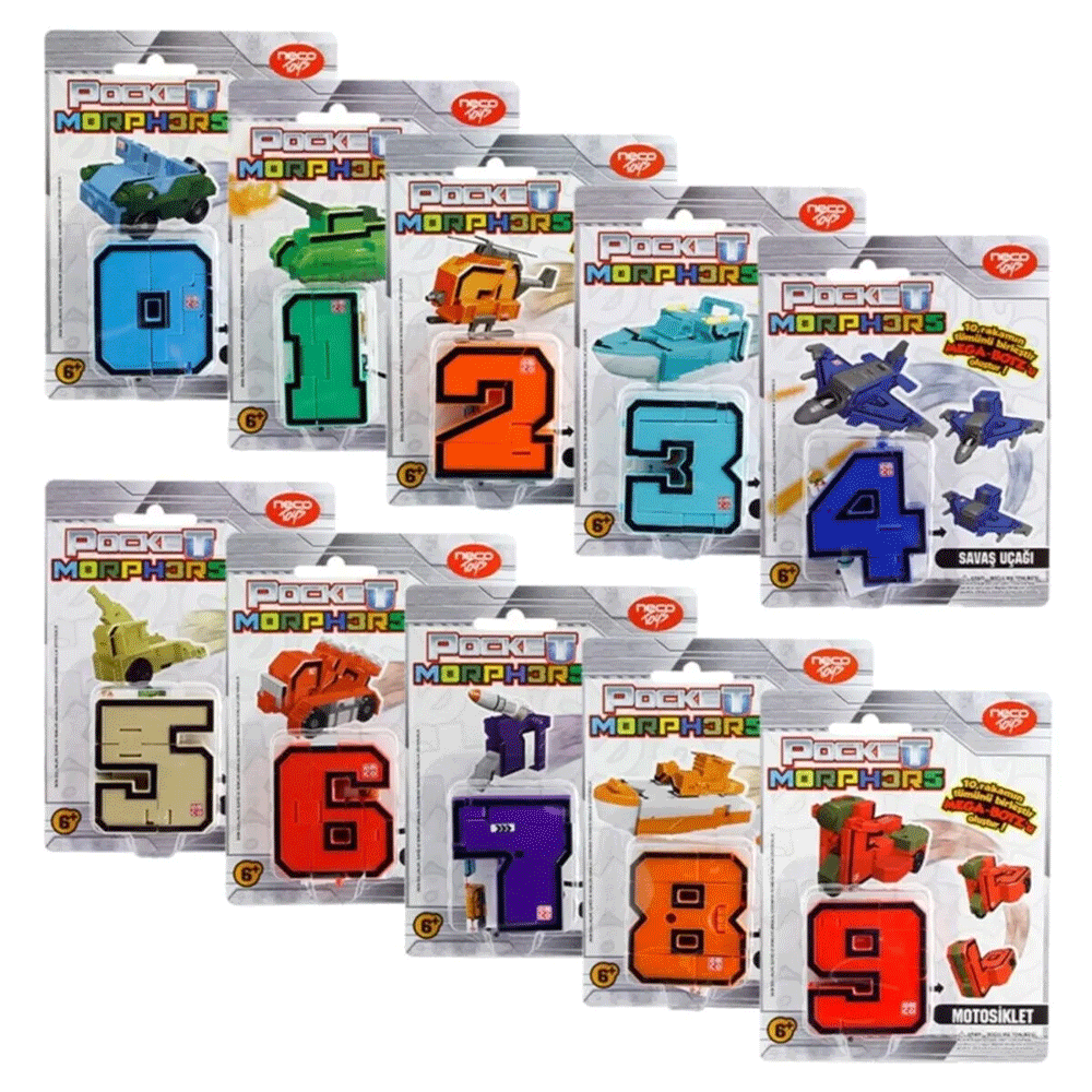 Pocket Morphers PM-6888-11 10'lu Dönüşebilen Numaralar Fiyatları