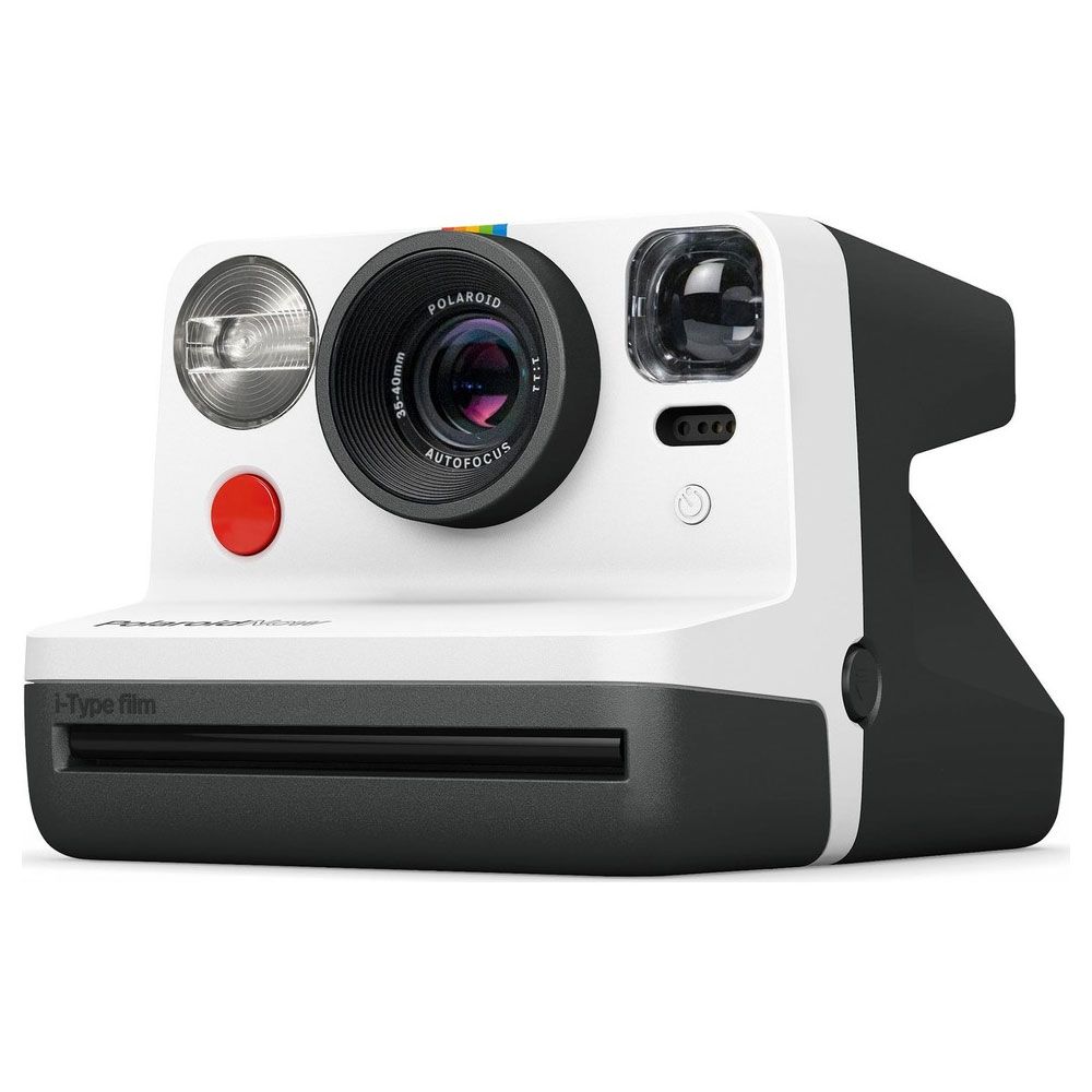 Polaroid Now Siyah Instant Fotoğraf Makinesi ve 16'lı Film Hediye Seti