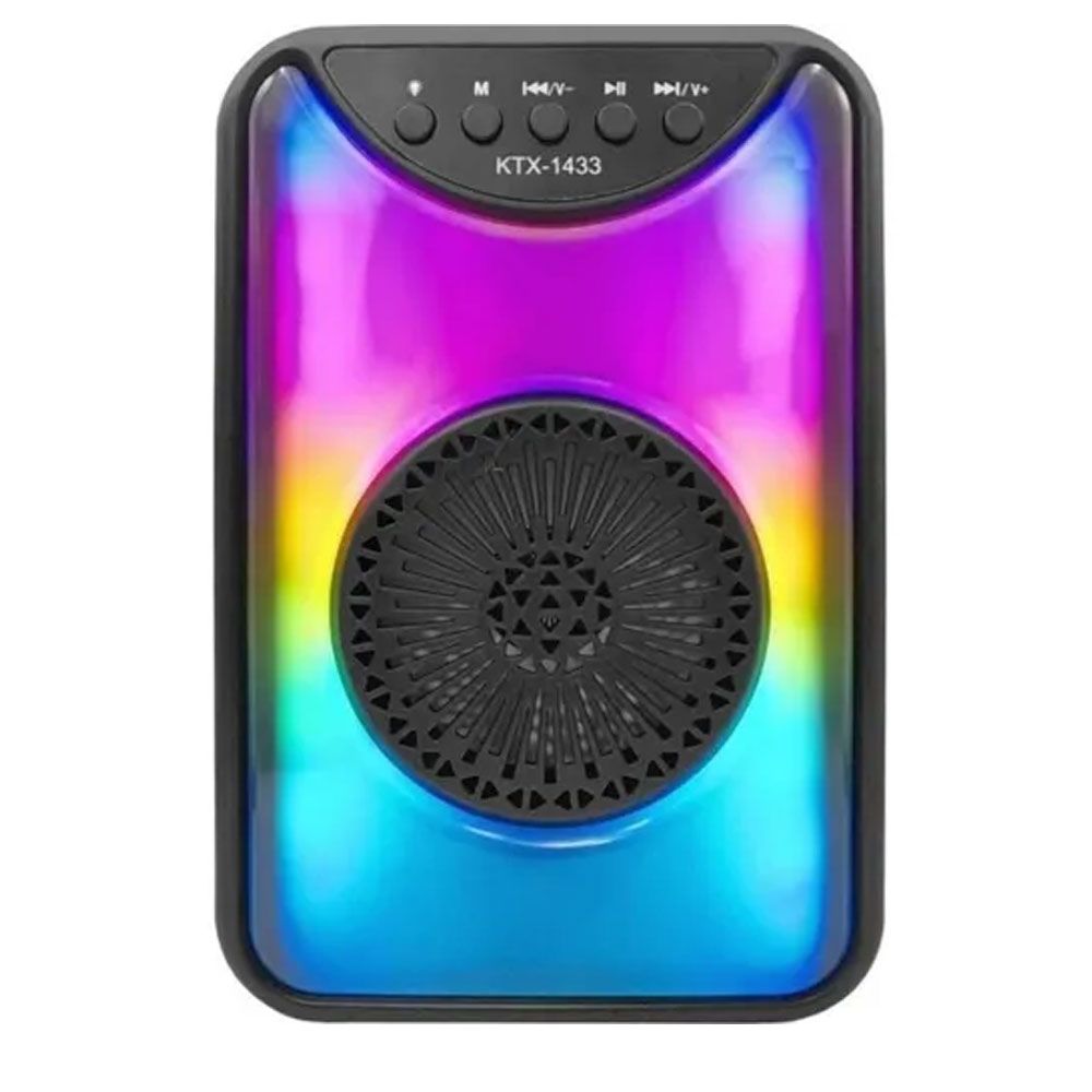 Polygold Ktx1433 Rgb Işıklı Radyolu 4'' Bluetooth Hoparlör