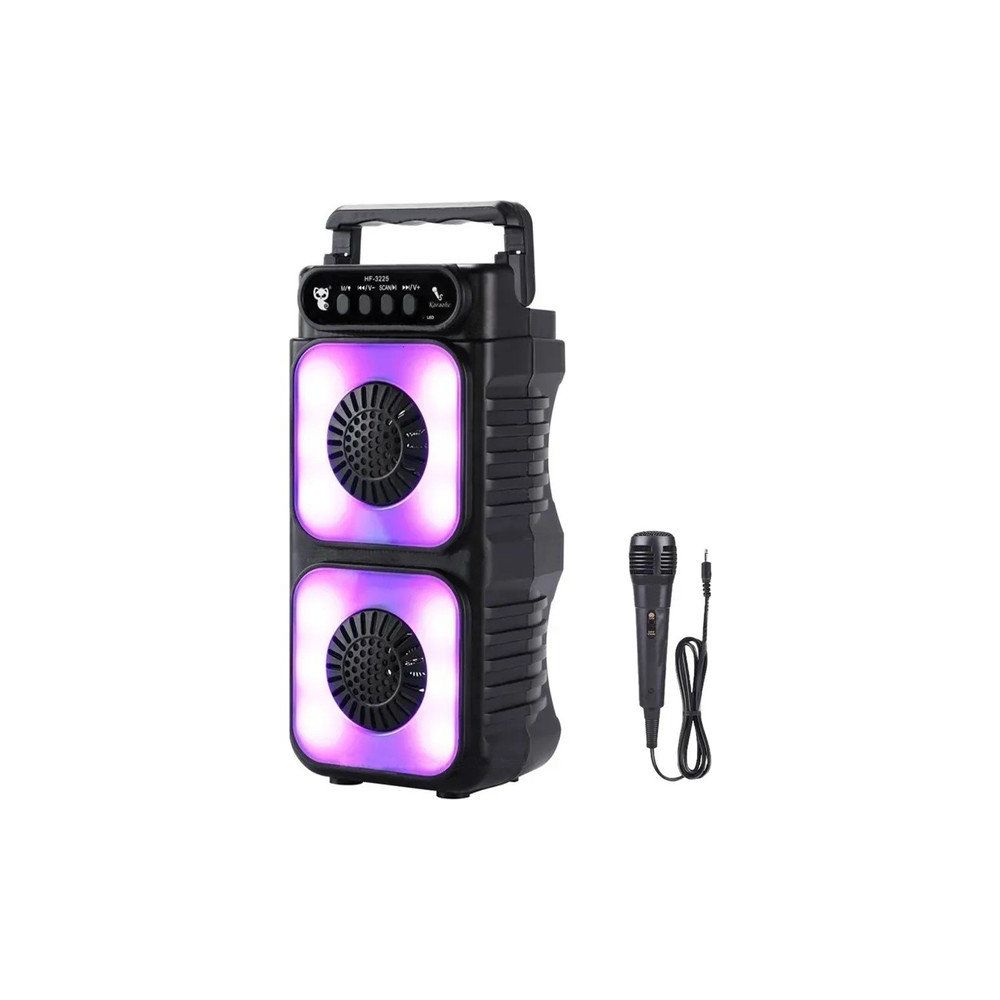 Polygold LF-1576 RGB Ledli Mikrofonlu Bluetooth Hoparlör