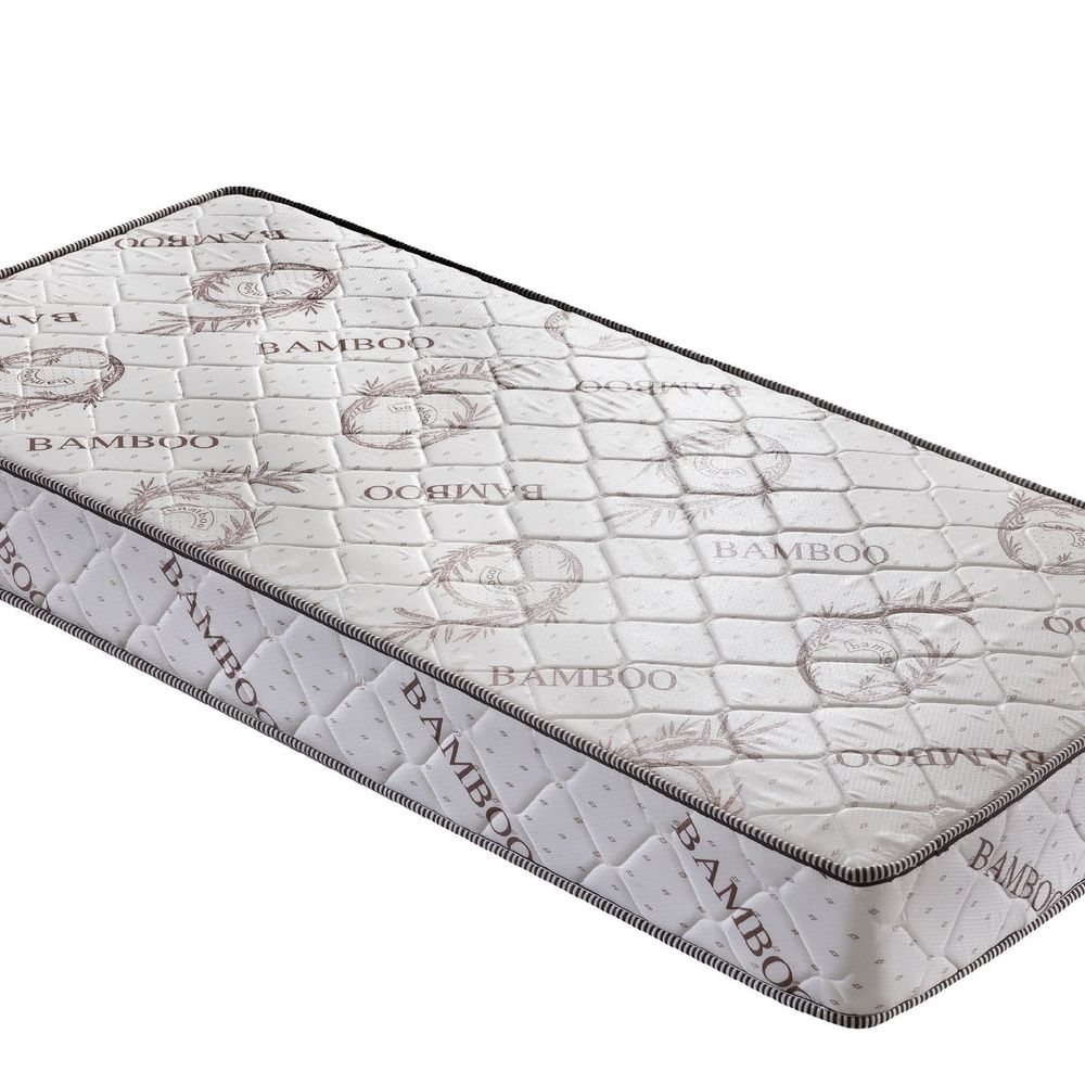 Pooly Bamboo Desenli Ortopedik Yayli 130x180 Cm Yatak Fiyatlari