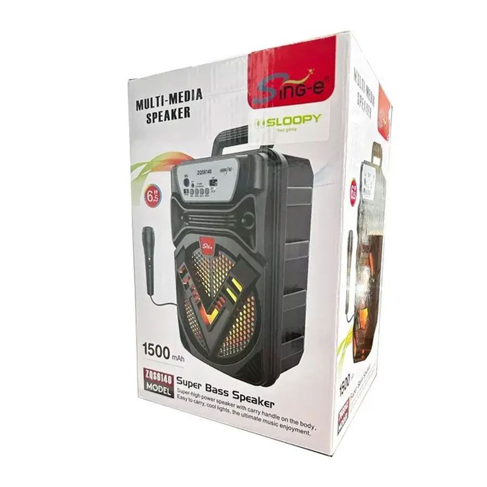 Popvitrin Sing-E ZQS6141-6140 Fm Bluetooth Super Bass Hoparlör