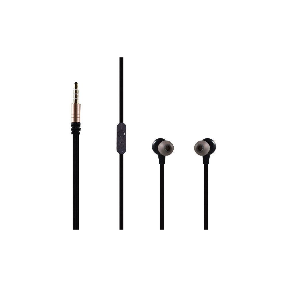 PowerStar HD-22 Telefon Uyumlu Kulak İçi Siyah Gold Mikrofonlu Kulaklık
