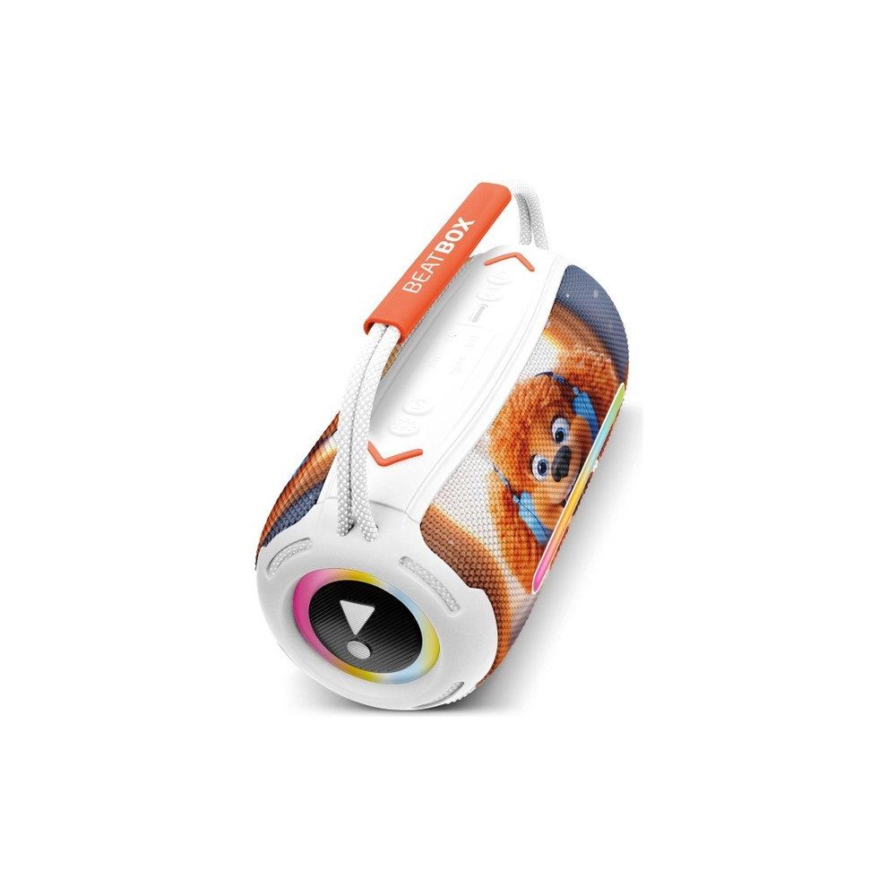 Powerway Beatbox Animals Köpek Led Işıklı Dayanıklı Ses Bombası USB SD AUX Bluetooth Hoparlör