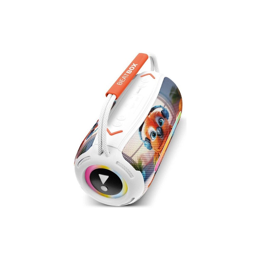 Powerway Beatbox Animals Papağan Led Işıklı Dayanıklı Ses Bombası USB SD AUX Bluetooth Hoparlör