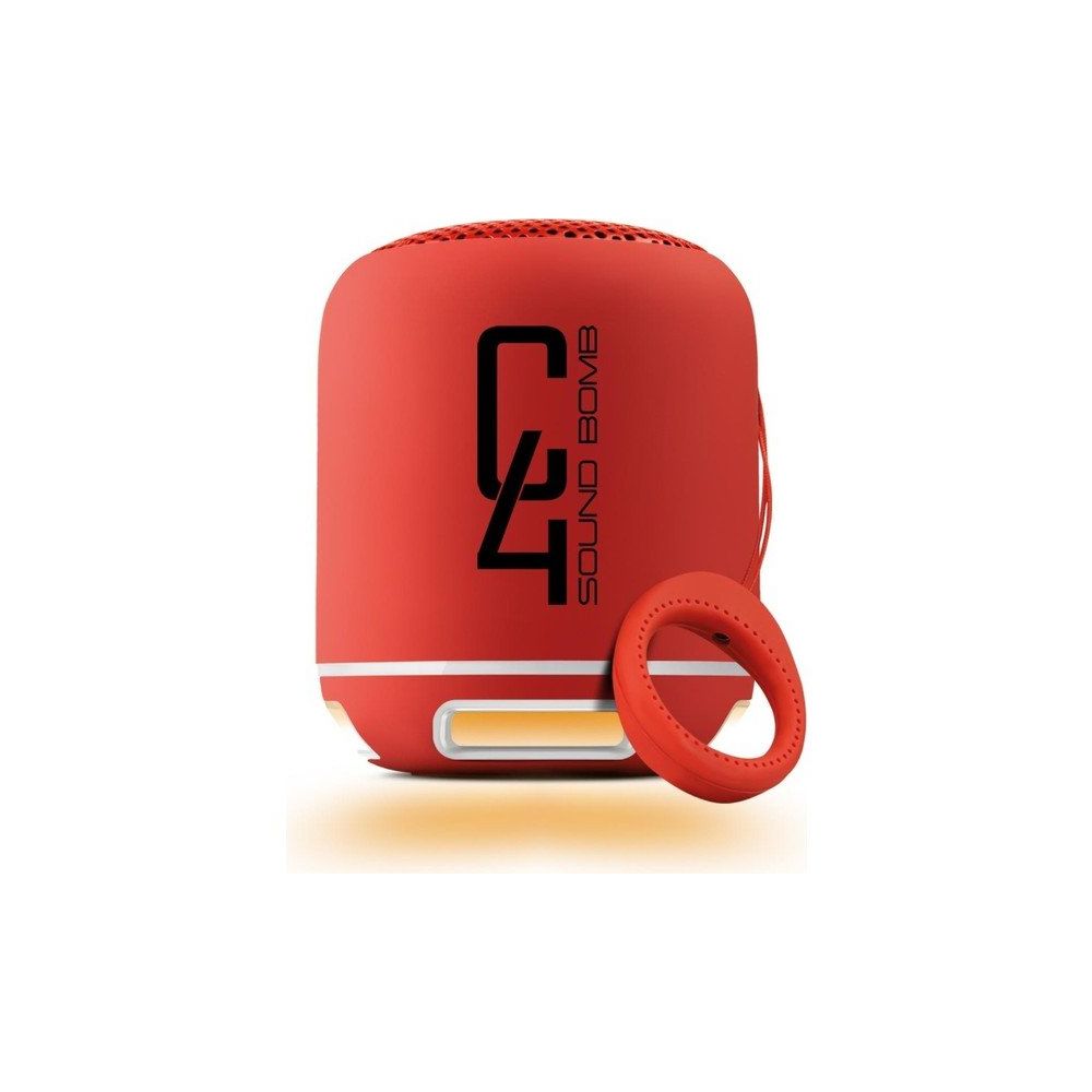 Powerway C4 Taşınabilir Sese Duyarlı Led Işıklı Bluetooth Hoparlör Ses Bombası