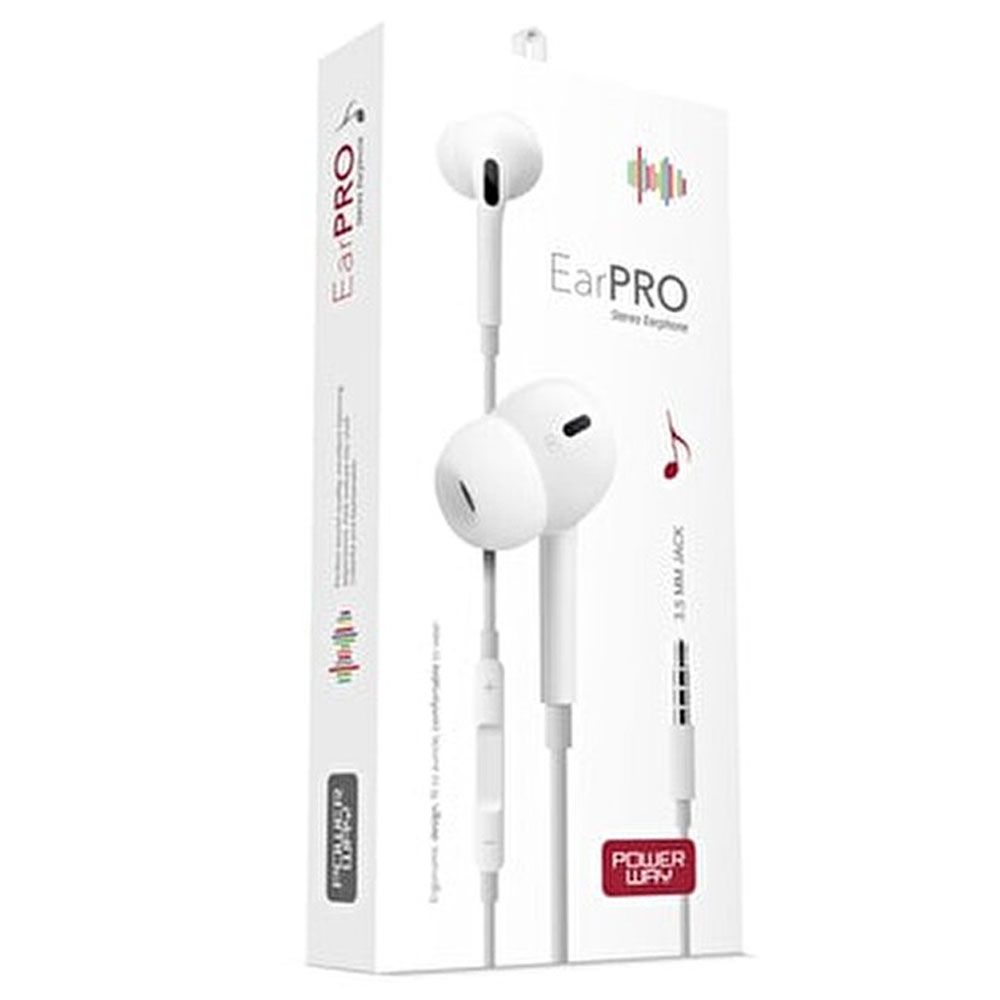 Powerway Earpro 3.5 mm Mikrofonlu Kulakiçi Kulaklık