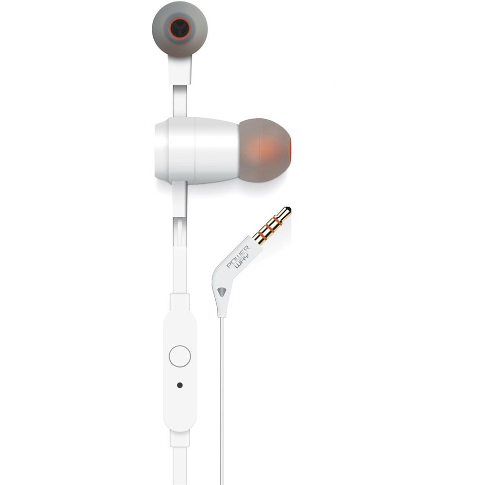 Powerway Truemax 3.5 mm Jack Girişli Yüksek Ses Çözünürlüklü Silikonlu ve Mikrofonlu Kulaklık