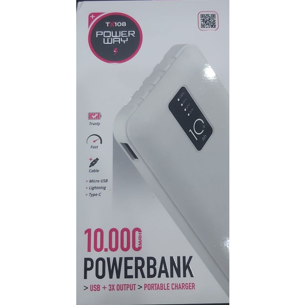 Powerway Tx108 10.000mAh Powerbank