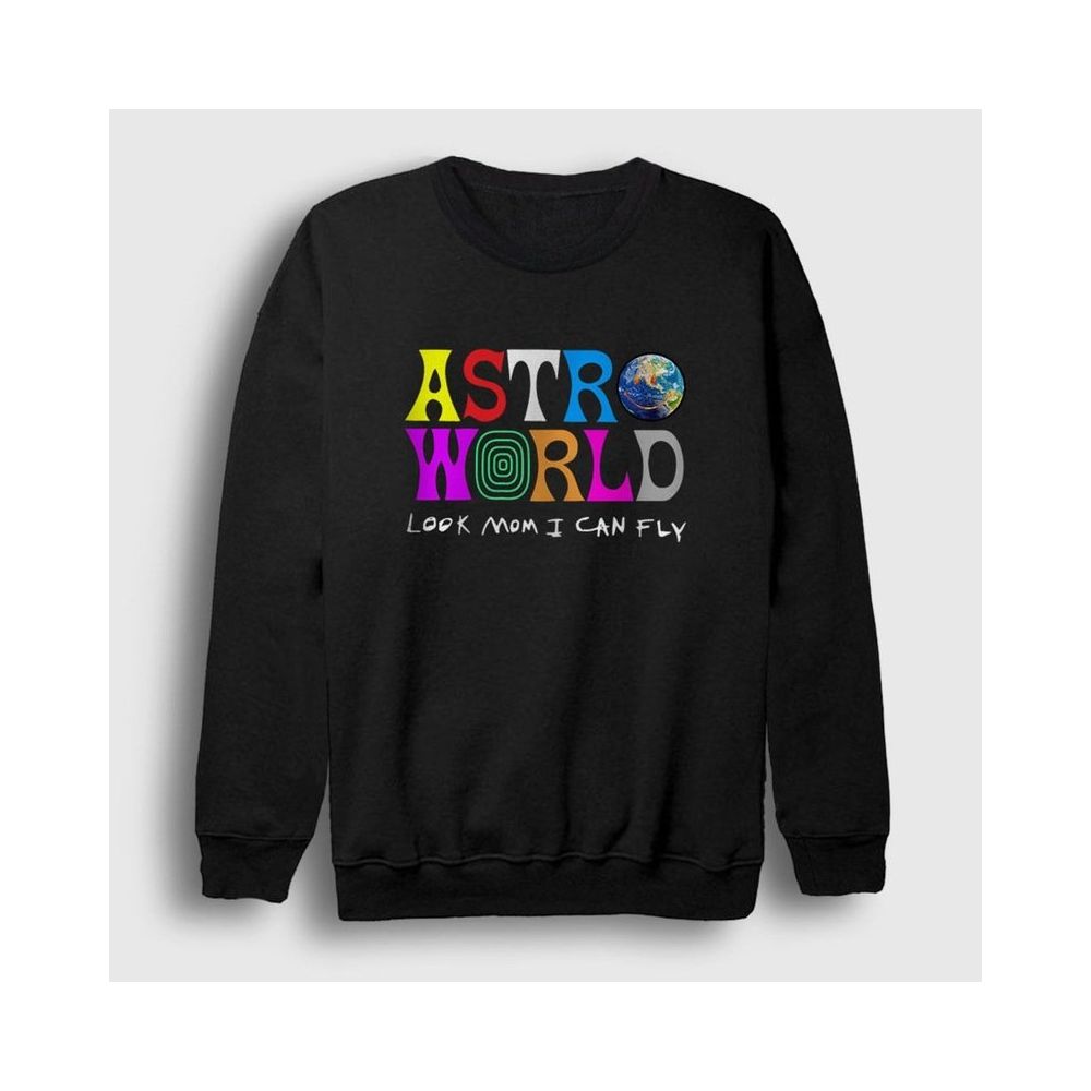 Presmono Astroworld V3 Travis Scott K rm z Unisex Sweatshirt Fiyatlar ve Modelleri