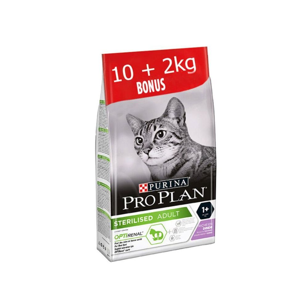 Pro Plan 10 kg+2 kg Sterilised Hindi Etli Kısırlaştırılmış