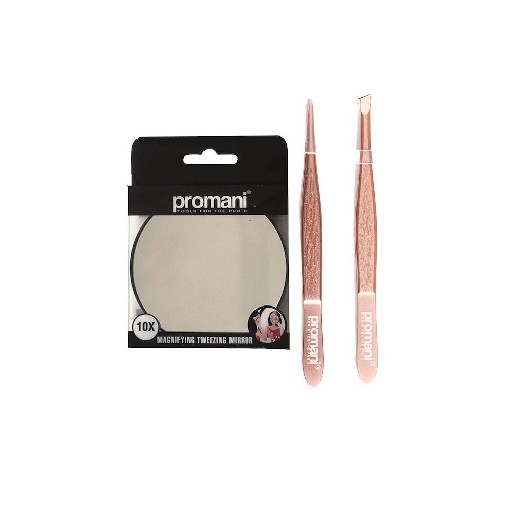 Promani Rose Altın Eğik Uçlu-Sivri Uçlu Cımbız Seti 2'li Fiyatları