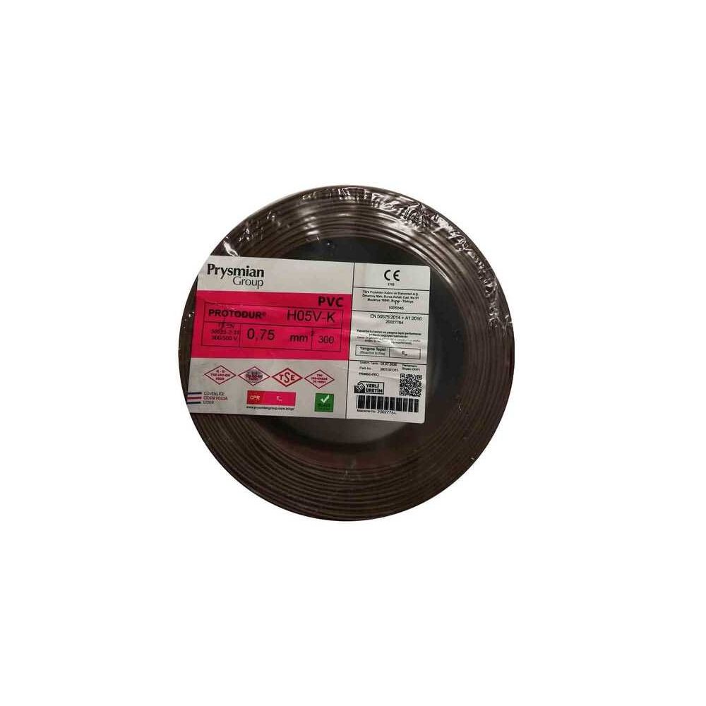 Prysmian H07Z1-K Siyah 2.5 mm Nyaf Yanmaz Halogen Free Kablo