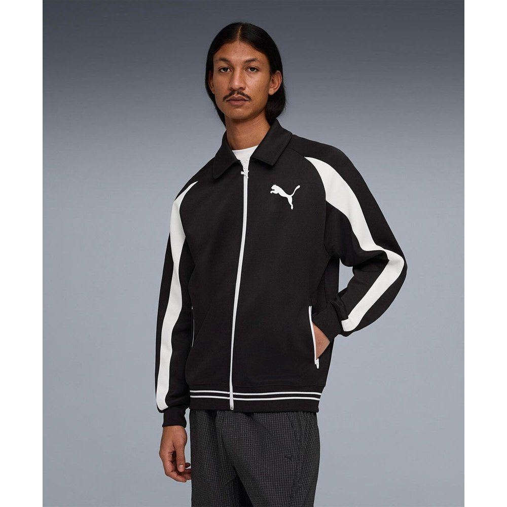 Puma 63440001-01 Siyah T7 Relaxed Track Jacket Erkek Ceket
