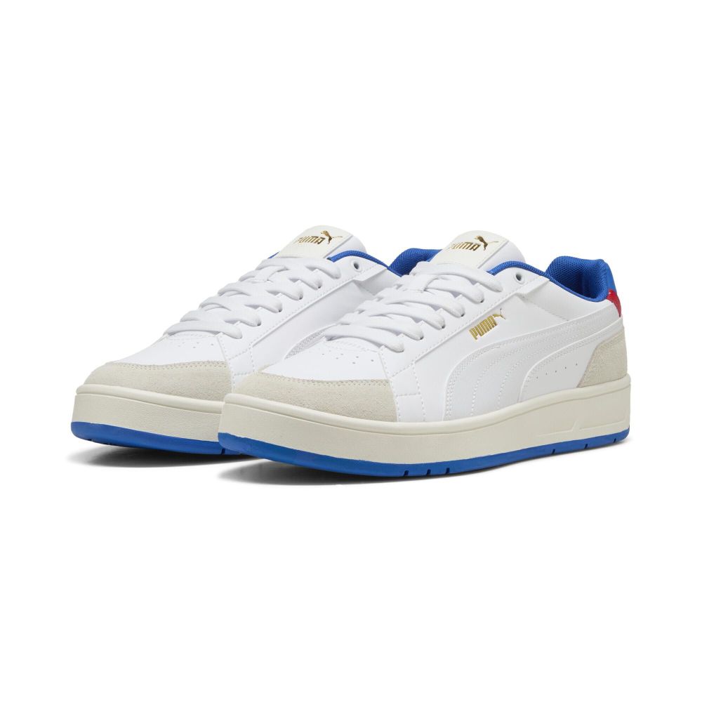 Puma Court Classico Sport Warm White-White-Team Royal Erkek-Unisex