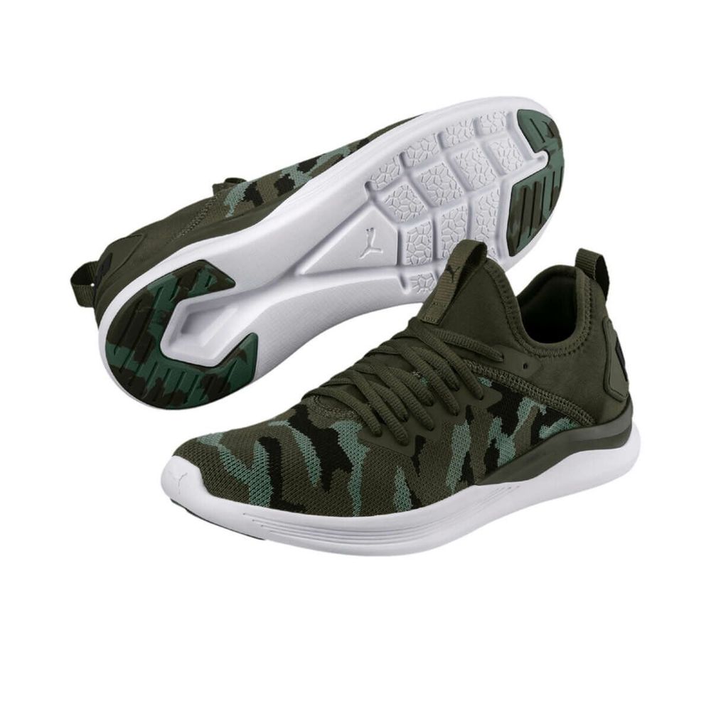 Puma Ignite Flash Camo Erkek Spor 
